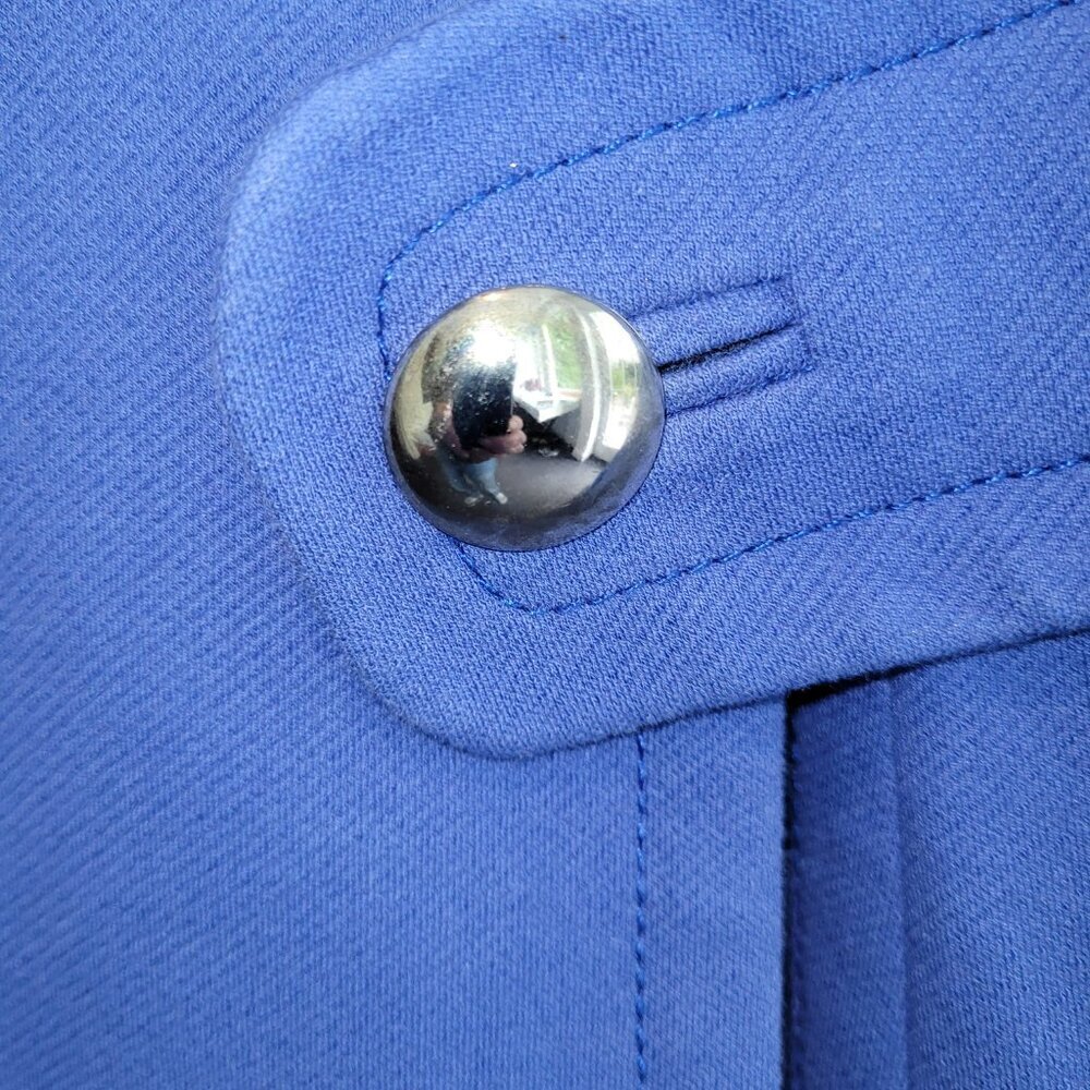 Sonia By Sonia Rykiel Ladylike Coat in Royal Blue Size EU 36 - Picture 5 of 9